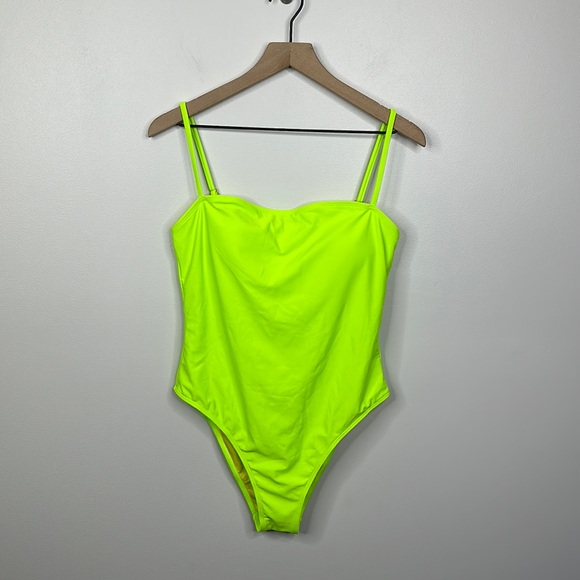 RELLECIGA Swim Relleciga High Cut Low Back One Piece Thong Swimsuit